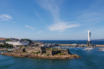 Obraz premium A Coruna in Spanien