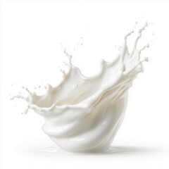 Milk Splash - A Creamy, Healthy Drink , white background cut out PNG