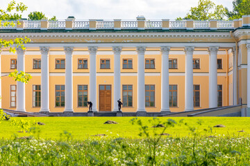 Alexander palace in Tsarskoe Selo (Pushkin), Saint Petersburg, Russia