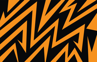 Abstract background with various sharp, zigzag and lightning pattern 
