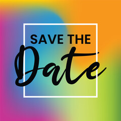 Save the date banner. Can be used for business, marketing and advertising. logo graphic design of event summit made for Technology and upcoming events.	