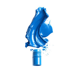 blue paint splashes