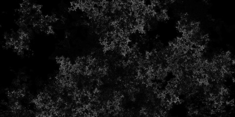 Abstract background of grunge damaged rustic concrete.  Dark abstract fractal cloud texture design. Black grunge smoke background with organic pattern design background. Brushed metal spotted cracked.