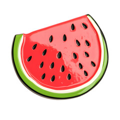 Watermelon isolate on white background
