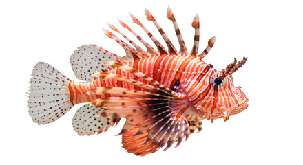 Isolated Lionfish