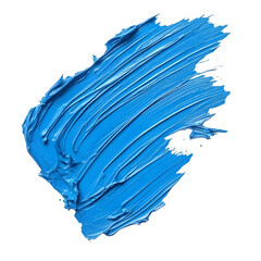 Blue paint background texture isolate on white background