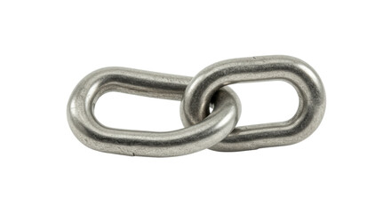 Obraz premium Isolated Metal Chain Link
