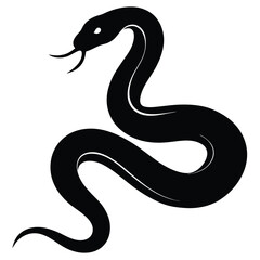 black and white snake