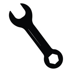 wrench isolated on white background