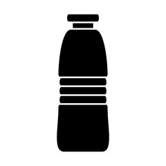 plastic bottle icon, simple flat style, vector illustration symbol sign logo template pictogram, for ui or ux isolated on white for mobile app, editable