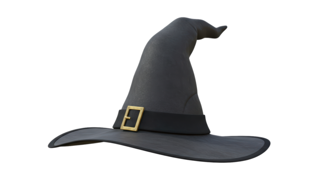 Isolated Witch Hat