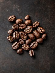 Naklejka premium Coffee Beans in a Pile