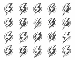 lightning thunderbolt comic arrows monochrome car 
