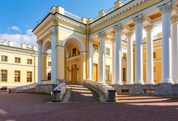 Alexander palace in Tsarskoe Selo (Pushkin), Saint Petersburg, Russia