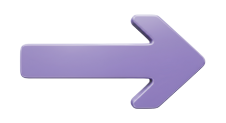 Isolated Purple Arrow