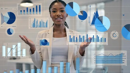 online business interface. motion video. - Powered by Adobe