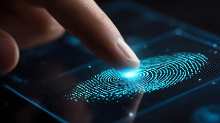 Secure Future: Hand Activating Biometric Fingerprint Scanner for Advanced Authentication