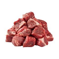 Obraz premium raw meat isolated on white