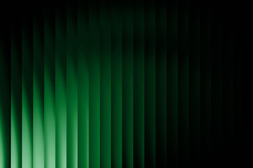 White to green glass gradient with transparent lines and soft lighting that fills the black background with an airy feel. Smooth textures, wavy shapes, and the play of light create a sense of freshnes © Sviatlana Barysevich
