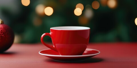 Fototapeta premium Christmas Coffee Cup