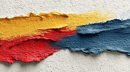 Minimalist Colombian Flag: A Vibrant Symbol of National Pride, Perfectly Displayed Against a Clean White Background. Ideal for Patriotic Designs, Branding, and Social Media        