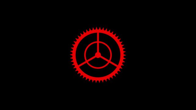 Set of gears icons. Setting gears icon, cogwheel group.clock gear outline and filled vector sign. Symbol, logo illustration. Different style icons set.