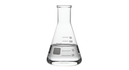 Isolated Erlenmeyer Flask