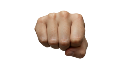 Isolated Clenched Fist
