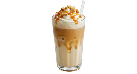 Isolated Caramel Frappe