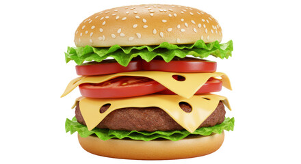 Isolated Delicious Hamburger