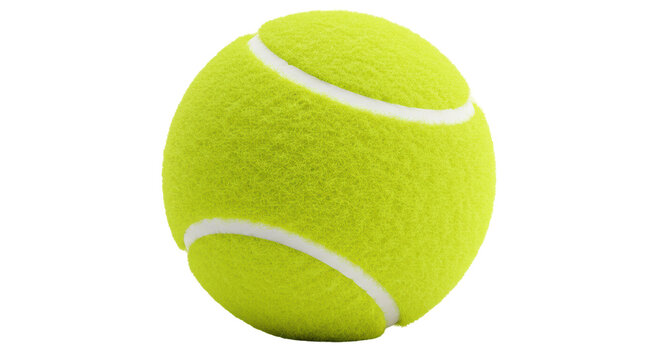 Isolated Tennis ball