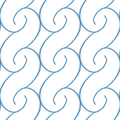 Seamless pattern with a simple abstract drawing. Vector illustration.