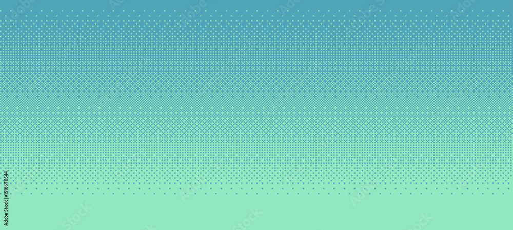 Poster pixel art gradient dithering background, 8 bit retro video game style, pixel pattern, mosaic texture, halftone, vector illustration