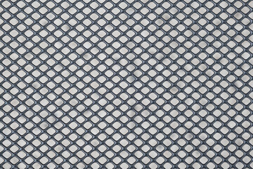 Grill fences surface, pattern is used in construction covers or industrial filtering applications
