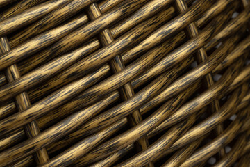 a fragment of a basket made of willow twigs or garden furniture, texture © Елена Челышева
