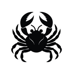 black crab vector