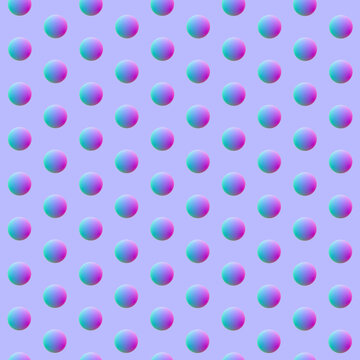 Illustration of 3D pearls or balls or beads on background