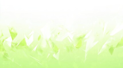 Abstract light green and white geometric design.