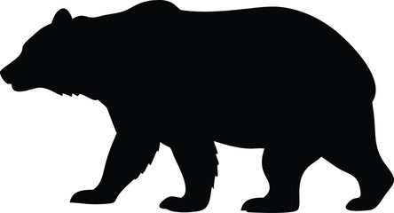 bear vector silhouette