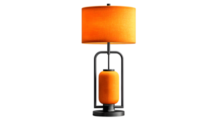Modern Orange Table Lamp with Unique Design for Home Decor and Lighting Solutions