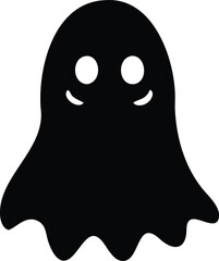 ghost halloween vector silhouette