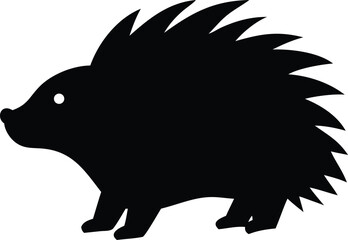 porcupine silhouette