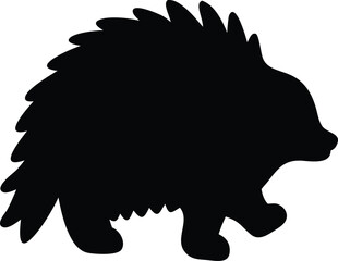 porcupine silhouette