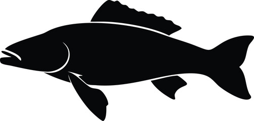 walleye fish silhouette