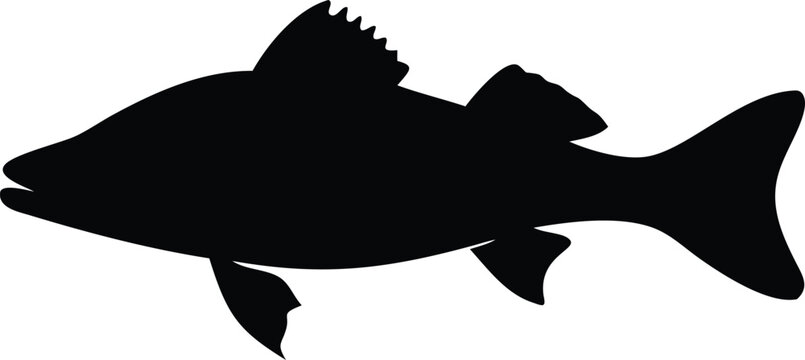 walleye fish silhouette