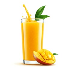 신선한 망고주스