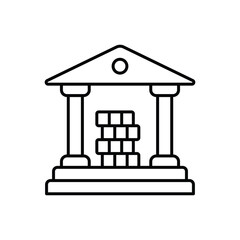 Bank Icon vector
