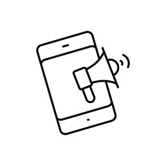 Mobile Marketing Icon vector