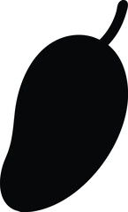 minimalist mango silhouette