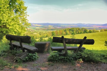 Rastplatz mit Fernsicht